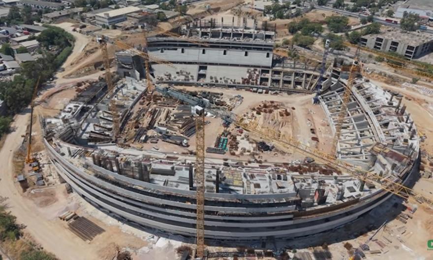 Εντυπωσιακά πλάνα από τα έργα για το «παλάτι» του Παναθηναϊκού στον Βοτανικό