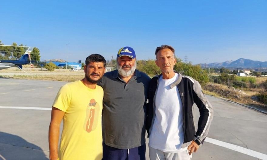 O Ηλιόπουλος πήρε δύο οπαδούς της ΑΕΚ από την Κρήτη με το ελικόπτερο για να δουν το ματς με τον Ηρακλή!