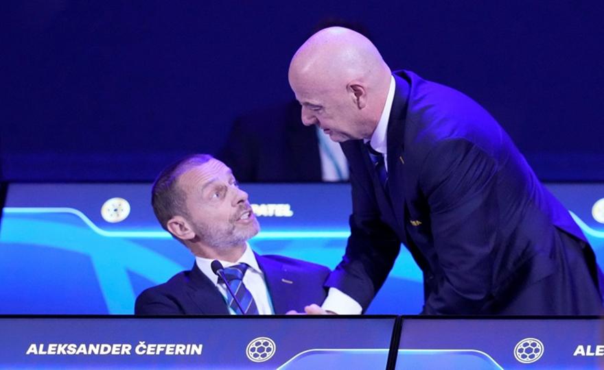 Τσέφεριν κατά Ινφαντίνο: «Να αποχωρήσει ή θα βρει αντίπαλο στις εκλογές της FIFA»
