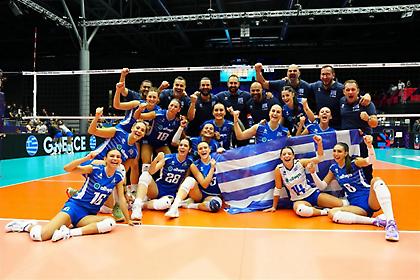 Έκανε τα εύκολα δύσκολα με την Αυστρία, αλλά η αποφασισμένη Εθνική προκρίθηκε πανηγυρικά στις «16» του Eurovolley!