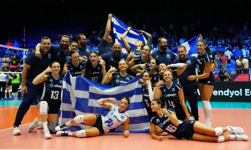 Έπεσε αμαχητί με το μυαλό στους «16» η Εθνική βόλεϊ γυναικών