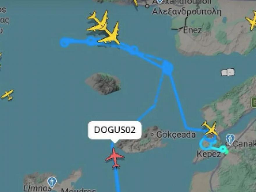 Τουρκικό drone πάνω από το Θρακικό Πέλαγος - Τι δείχνει η πορεία του