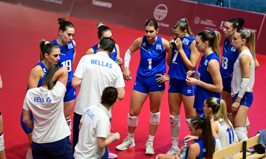 Ηττήθηκε στο tie break από τη Σερβία και έμεινε 4η στους Μεσογειακούς η Εθνική βόλεϊ γυναικών