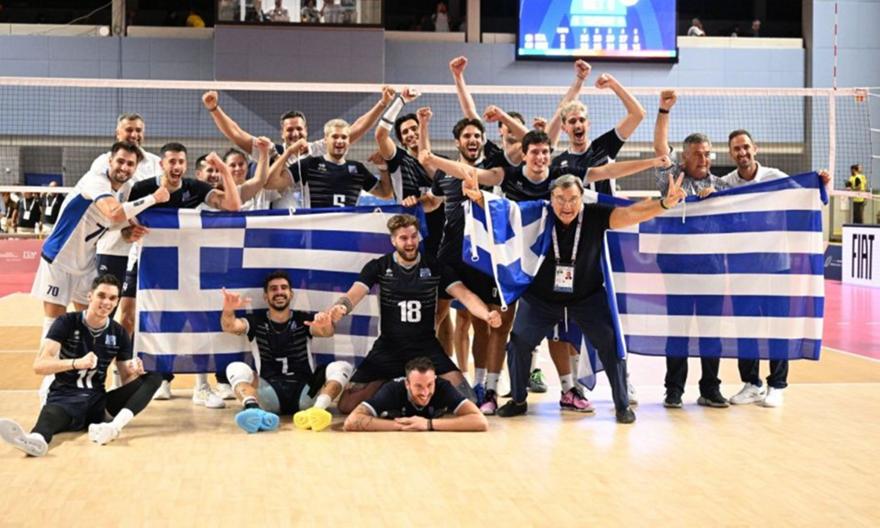 Ιστορική πρόκριση για την Εθνική βόλεϊ ανδρών στον τελικό των Μεσογειακών Αγώνων!