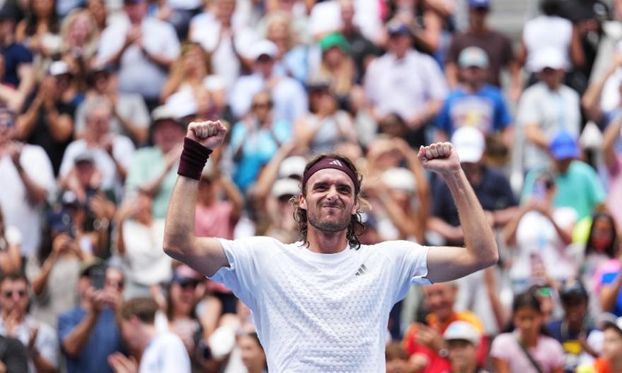 Σημαντική άνοδος για Τσιτσιπά στο ATP ranking μετά την πρόκριση στον 3ο γύρο του US Open