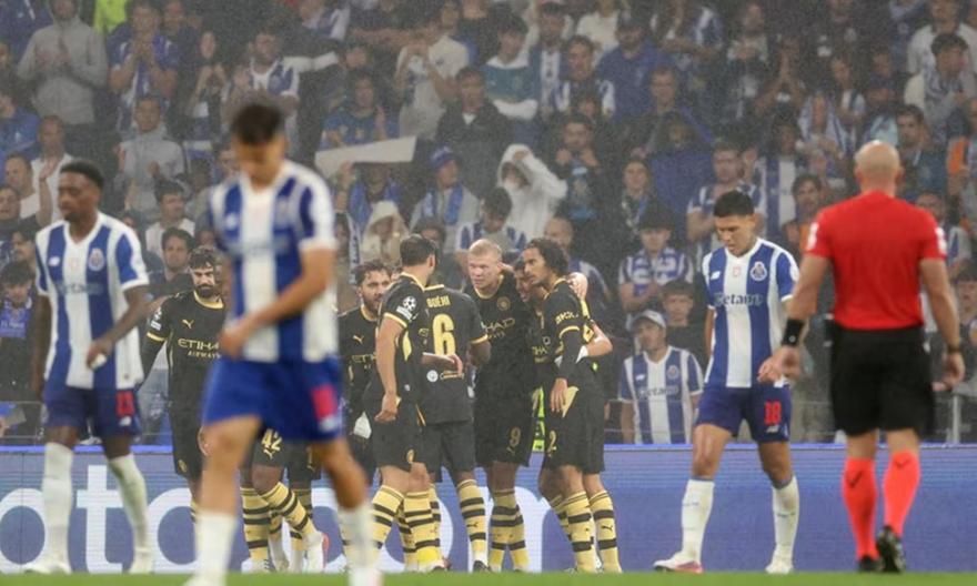 «Δράκος» Χάαλαντ ξελάσπωσε τη Σίτι στο Οπόρτο