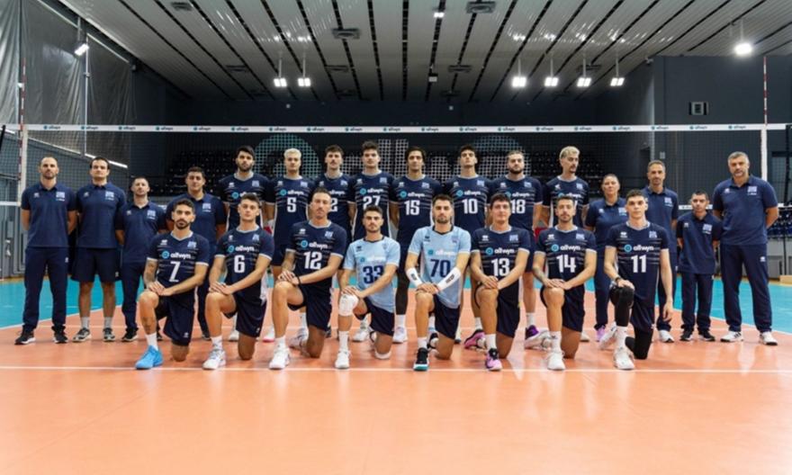 Έτοιμη για το Ευρωπαϊκό Πρωτάθλημα βόλεϊ η Εθνική Ανδρών - Η αποστολή της «γαλανόλευκης»
