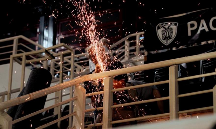 «Work in progress»: Συνεχίζονται πυρετωδώς οι εργασίες του ΠΑΟΚ στο Παλατάκι