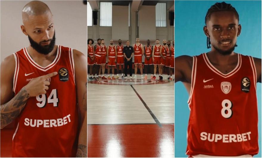 Το backstage της media day του Ολυμπιακού και οι φωτογραφίες με το χρυσό σήμα της Ευρωλίγκας