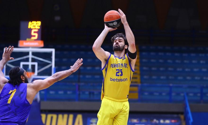 Φιλική νίκη για το Περιστέρι Betsson με πρωταγωνιστές Κάριους και Νίκολς