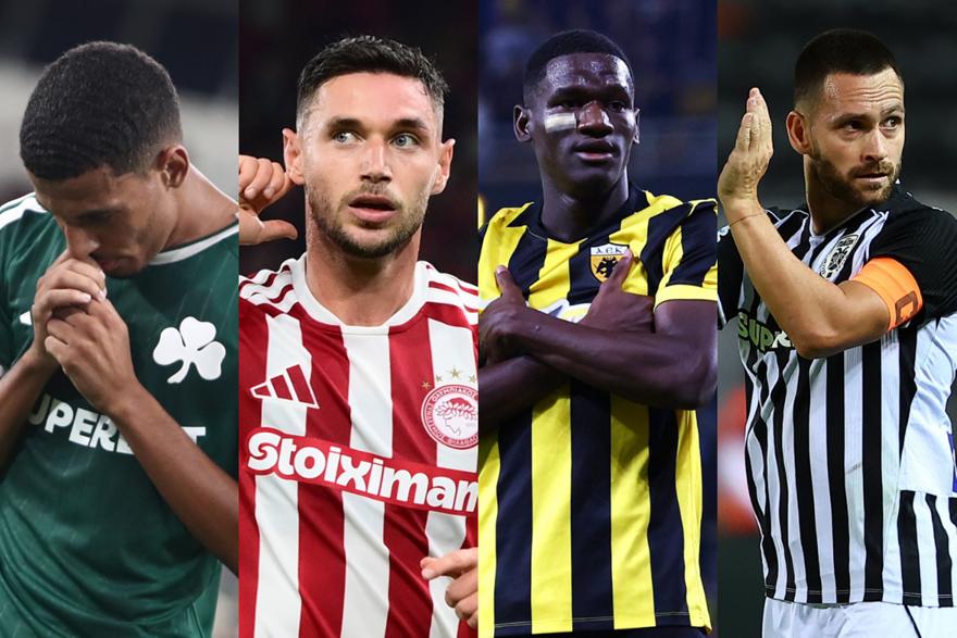Stoiximan Super League: Με φόρα και Γιάρεμτσουκ ο Ολυμπιακός, βγάζει αντίδραση η ΑΕΚ στον Βόλο