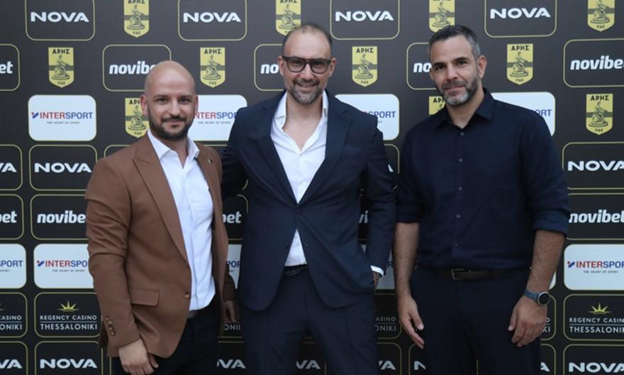 Η νέα φανέλα του Άρη, με τη Novibet στο πλευρό του
