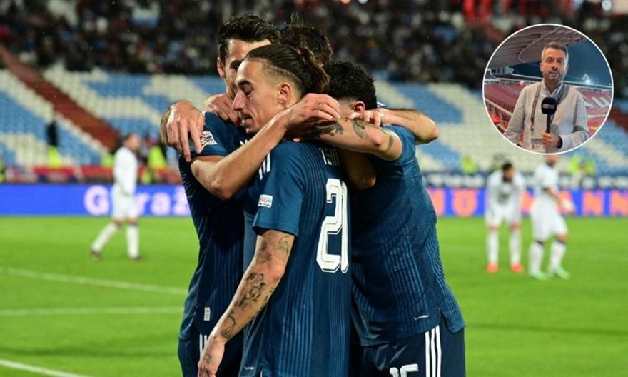 «Παίζει καλό ποδόσφαιρο και φτιάχνει ψυχολογία για τη συνέχεια η Εθνική»: Το σχόλιο Ταμπάκου για τη νίκη στη Σερβία