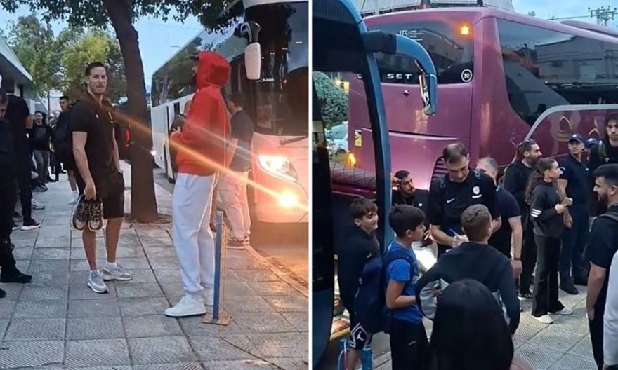 Ερτέλ-Φουρνιέ το… γαλλικό τετ-α-τετ και τα αυτόγραφα του Μπαρτζώκα μετά τον πρώτο ημιτελικό του Stoiximan Super Cup