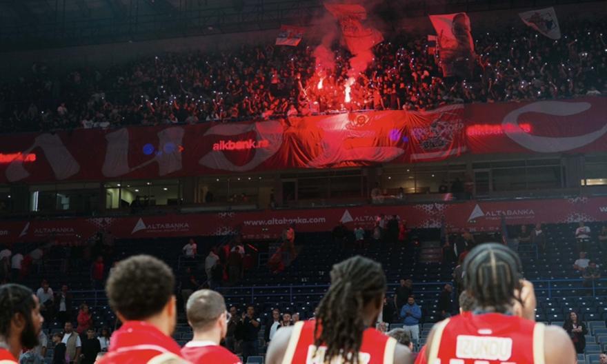 Τελευταία προειδοποίηση της Ευρωλίγκας στον Ερυθρό Αστέρα για τη συμπεριφορά των οπαδών