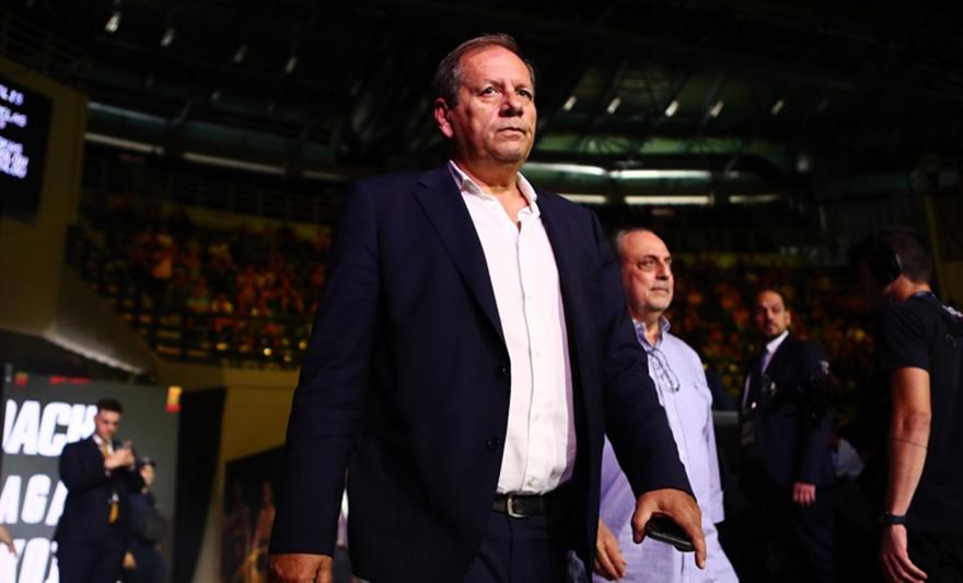 Τσίμπος: «Η ΑΕΚ, το NBA Europe και η τοποθέτηση του Μάκη Αγγελόπουλου για τον Ολυμπιακό στη SUNEL Arena»