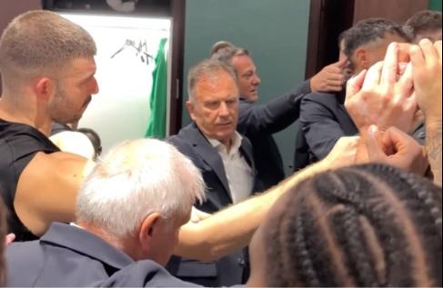Το βίντεο του Παναθηναϊκού από τα αποδυτήρια μετά τη νίκη επί της Βιλερμπάν