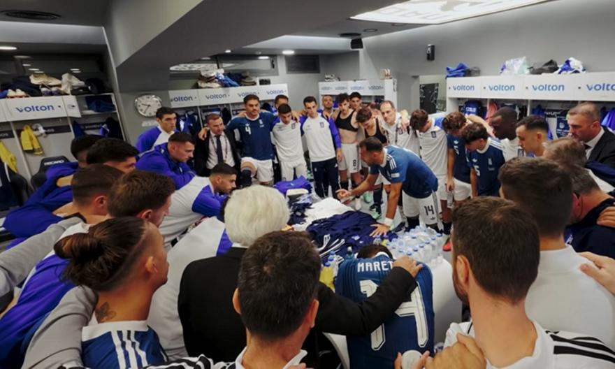 Η αρχηγική ομιλία Παυλίδη πριν την Ολλανδία: «Έχουμε μέταλλο, να δείξουμε τι ομάδα είμαστε»