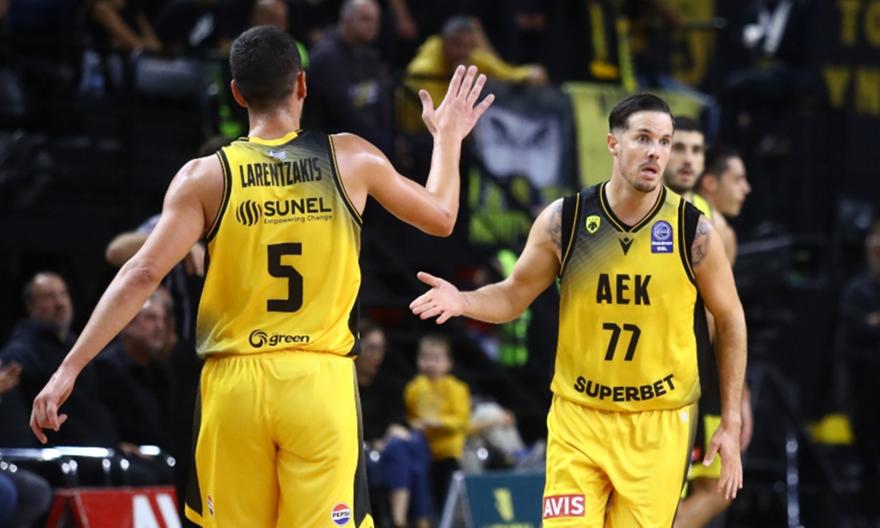 Τα highlights από τη νικηφόρα πρεμιέρα της ΑΕΚ στην Stoiximan GBL