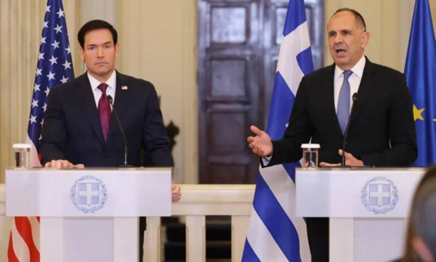 «Πρωτόγνωρο το επίπεδο σχέσεων των δύο χωρών»: Live οι δηλώσεις Μάρκο Ρούμπιο - Γιώργου Γεραπετρίτη