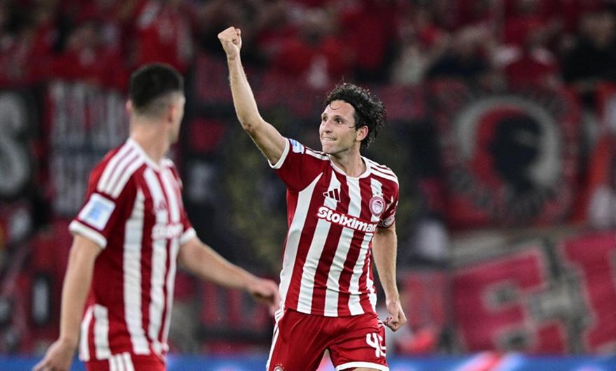 Ο Ρέτσος με μονοκόματο σουτ το 1-0 για τον Ολυμπιακό!