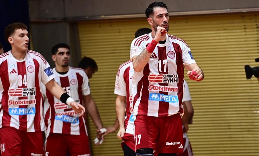 Ασταμάτητος Ολυμπιακός, επιβλήθηκε της ΑΕΚ για το 5X5 στη Handball Premier!