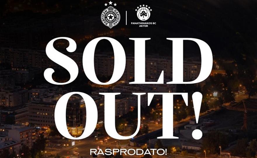 Παρτίζαν: Ανακοίνωσε sold out για Παναθηναϊκό και την επιστροφή Ομπράντοβιτς