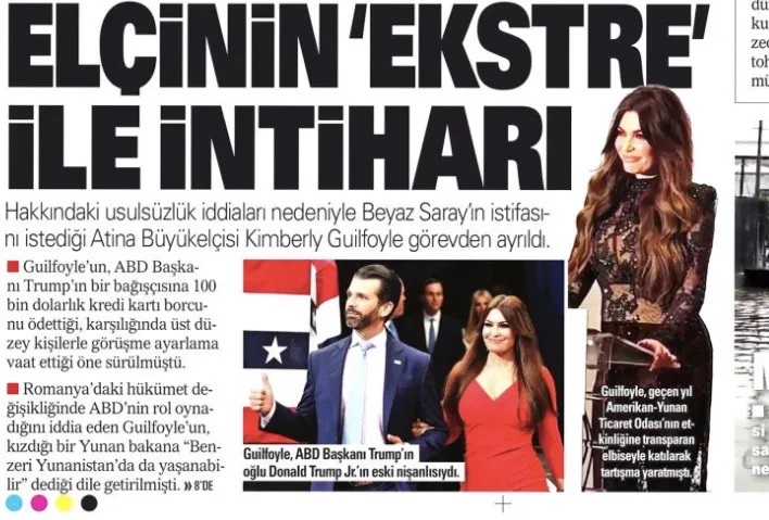 Hurriyet για Γκίλφοϊλ: Παραιτήθηκε «η βασίλισσα των σκανδάλων»