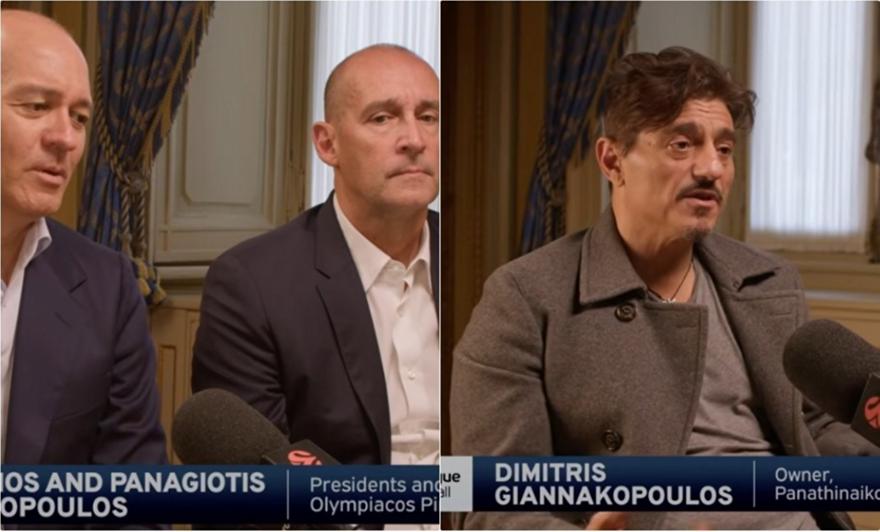 Οι δηλώσεις Αγγελόπουλων και Γιαννακόπουλου για τη συνάντηση στο Κόμο