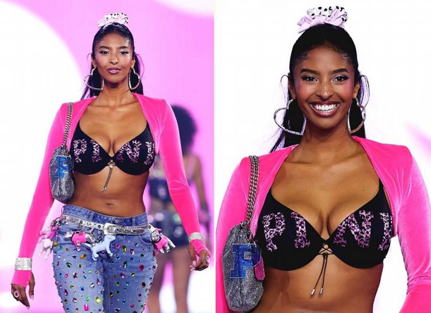 Η κόρη του Κόμπι Μπράιαντ στο show της Victoria Secret