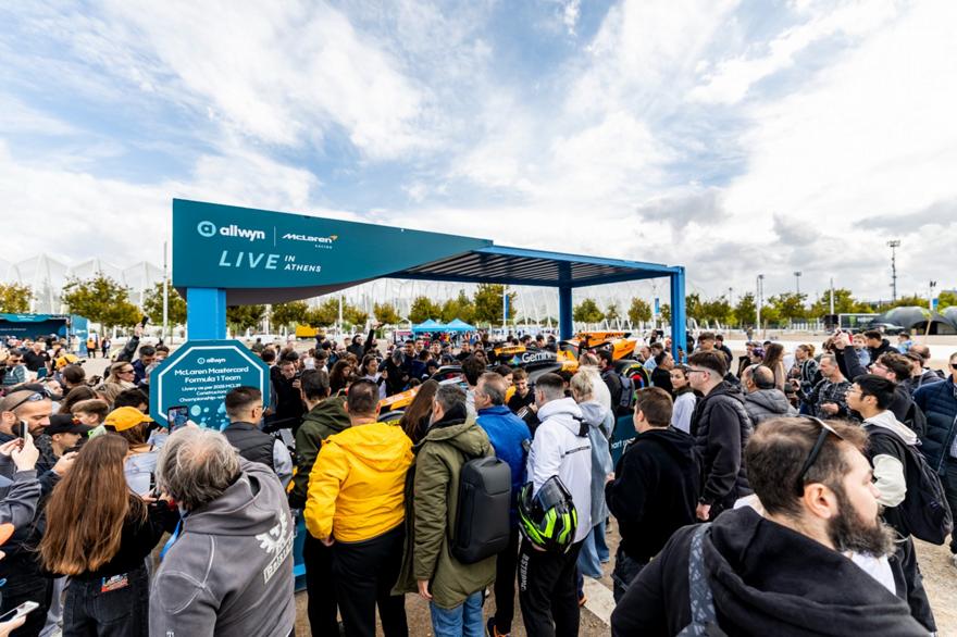 Allwyn x McLaren Racing: Fan Zone γεμάτη εμπειρίες από τη McLaren Racing