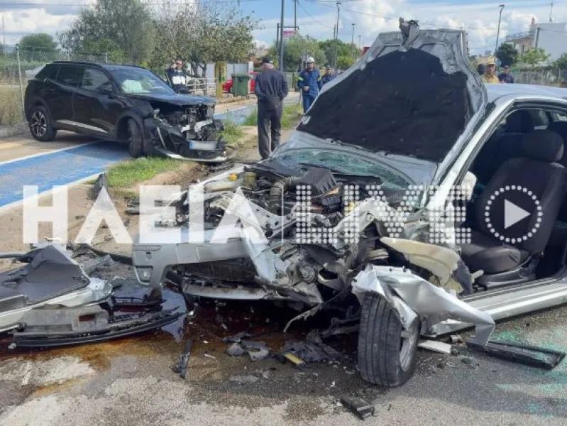 Τραγωδία στον Πύργο Ηλείας: Νεκρή 55χρονη και τρεις τραυματίες σε μετωπική σύγκρουση ΙΧ - Δείτε βίντεο, φωτογραφίες