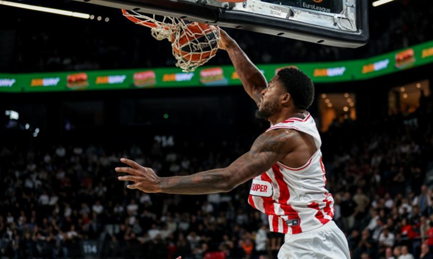 Euroleague: Στο 6-2 και σε τετραπλή ισοβαθμία στη 2η θέση ο Ολυμπιακός