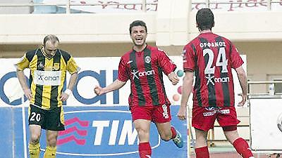 ΚΑΛΑΜΑΡΙΑ: Νίκη και με τον Άρη…