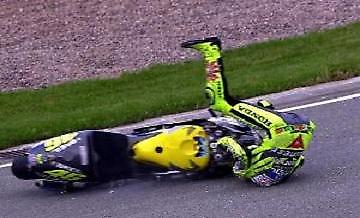 Ατύχημα είχε ο Βαλεντίνο Ρόσι