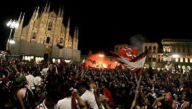 Ξενύχτησε το Μιλάνο