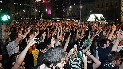 Η αποθέωση των πρωταθλητών Ευρώπης…