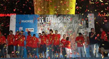 Αποθέωση για την Παγκόσμια Ισπανία